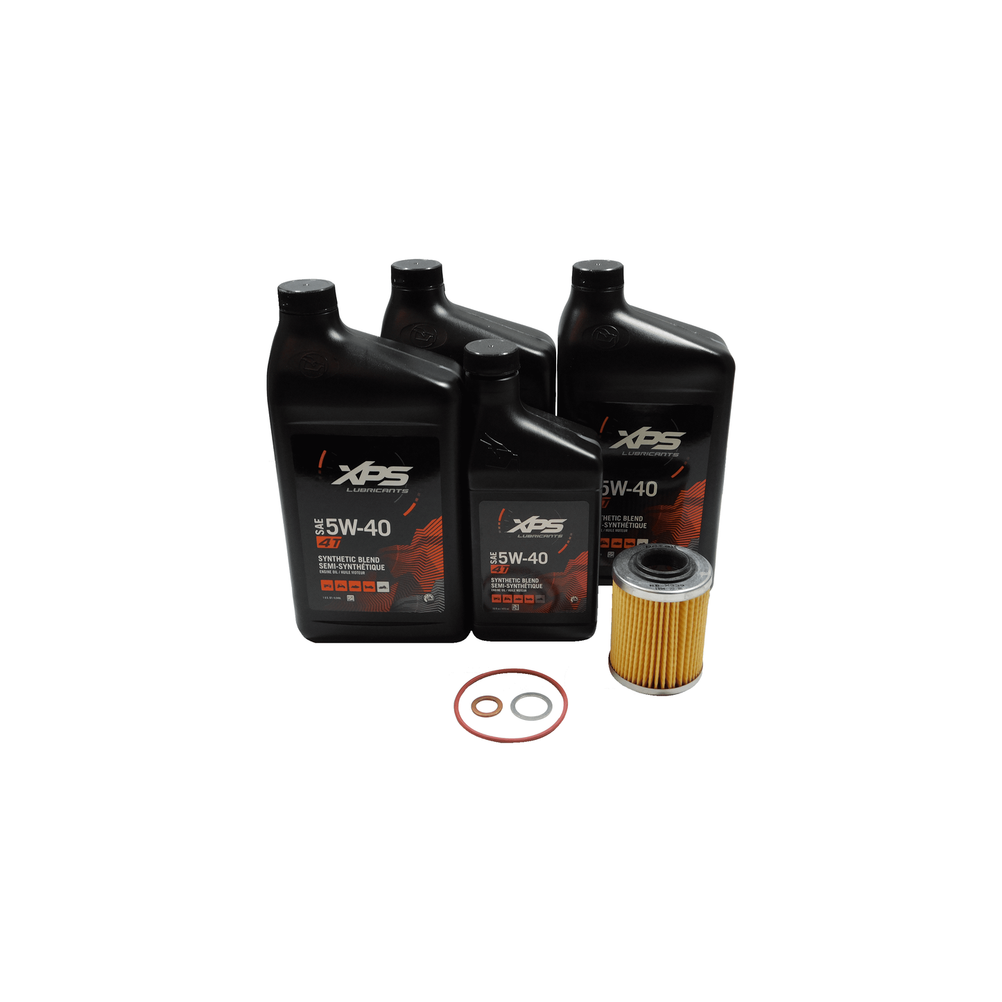 2015-2023 Can-Am Outlander 450 Defender HD5 OEM 5W-40 S. Blend Oil Change 779256