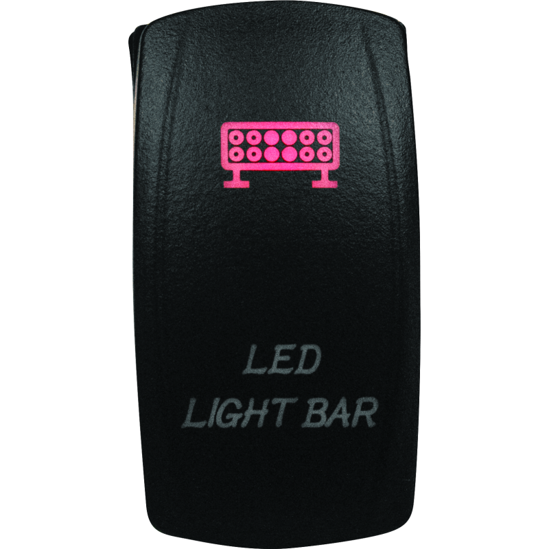 DragonFire Racing Lighted Switch LED Light Bar On/Off Red