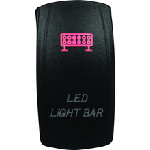 DragonFire Racing Lighted Switch LED Light Bar On/Off Red