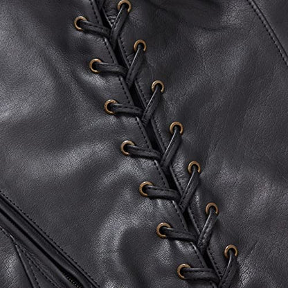 Indian Motorcycle Women's Lindy Vest, Black - S - 286273902