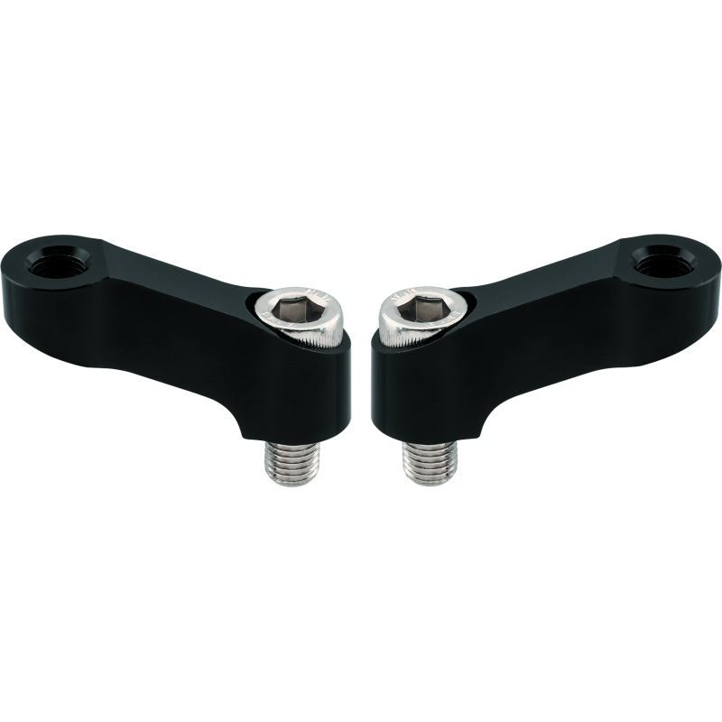 BikeMaster Yamaha Mirror Extension 10mm Pair - Black