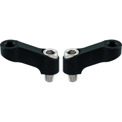 BikeMaster Yamaha Mirror Extension 10mm Pair - Black