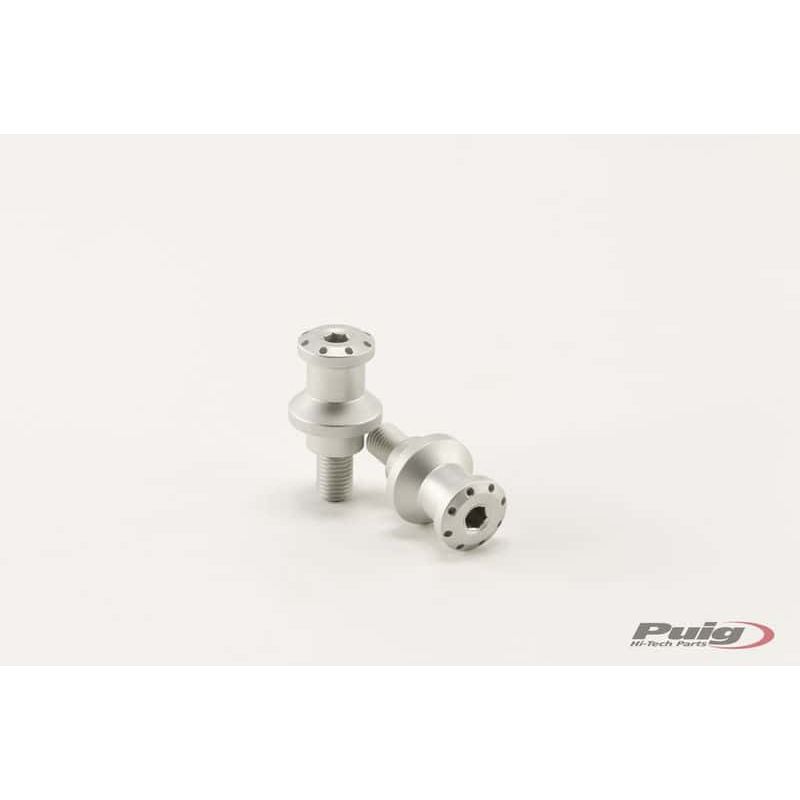 Swingarm Spools Hi Tech 10mm Silver 2/Pk