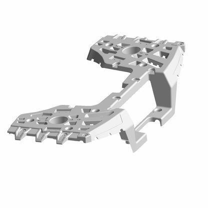 Polaris ATV Rear Rack, Gloss Black, Genuine OEM Part 5437928-070, Qty 1