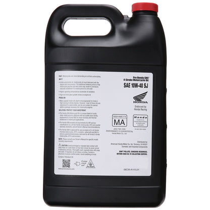 HONDA 08C35-A141L01 Honda Pro GN4 Motor Oil, 10W40, 1 gal