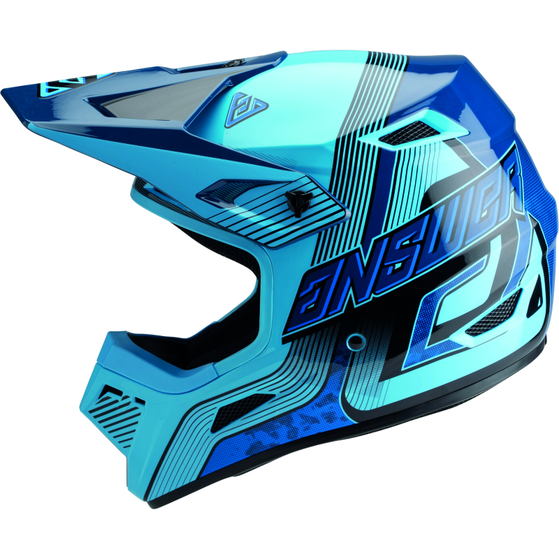Answer AR1 Vendetta Helmet Blue/Dark Blue Youth - Small