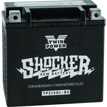 Twin Power YTX-14L Shocker Battery Replaces H-D 65958-04 220 CCA