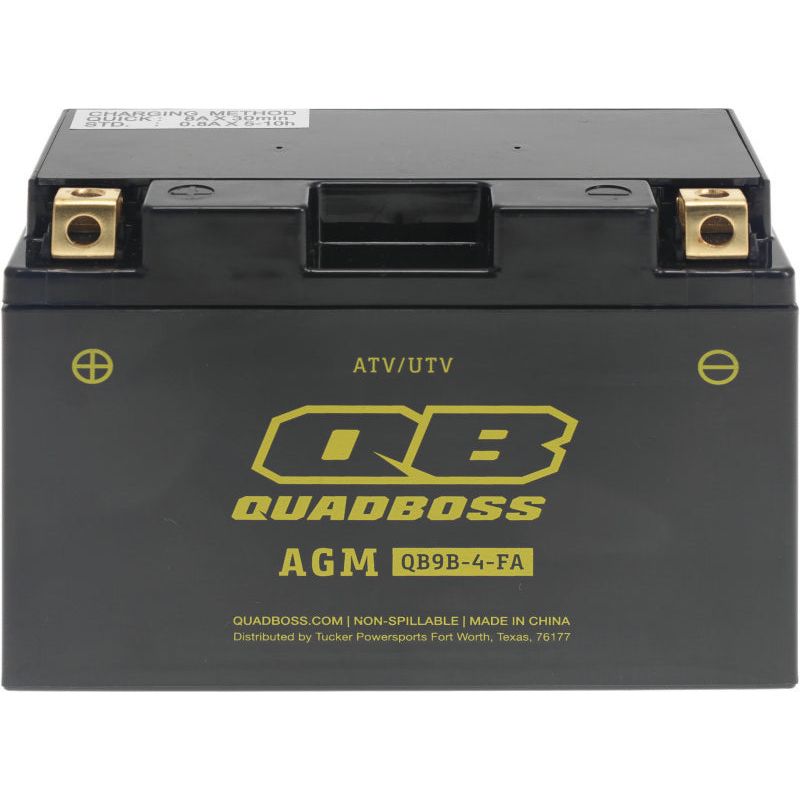 QuadBoss Maintenance-Free AGM Battery QB9B-4-FA
