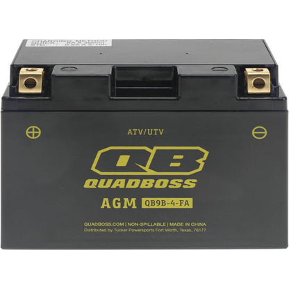 QuadBoss Maintenance-Free AGM Battery QB9B-4-FA