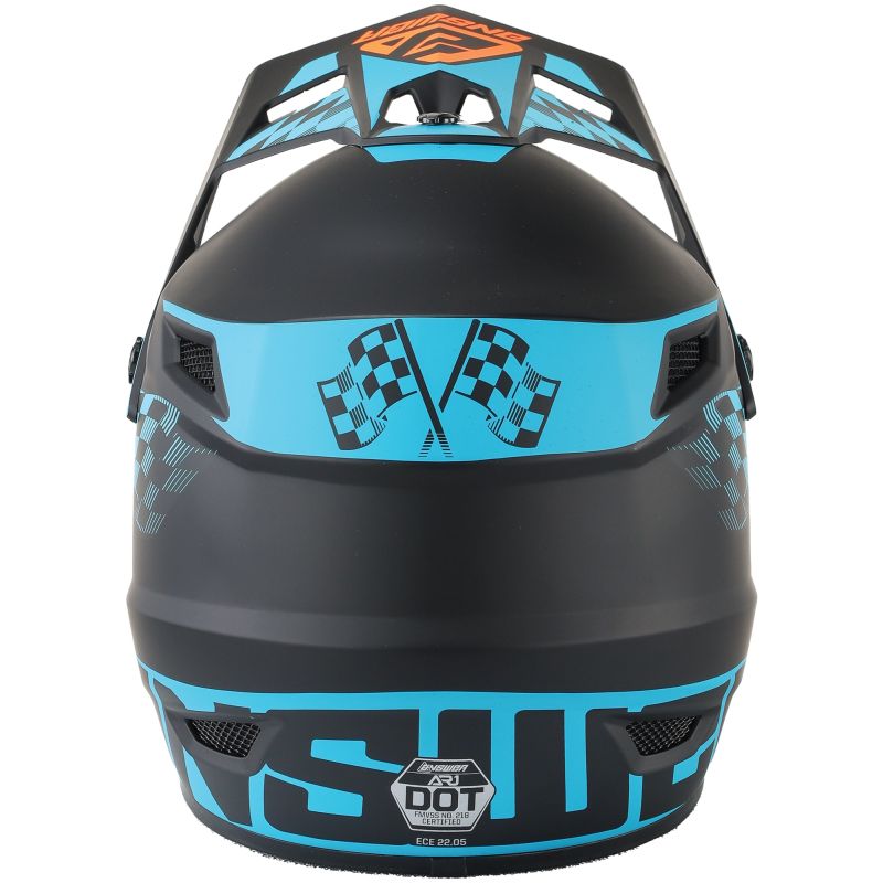 Answer AR1 Sweep Helmet Black/Astana/Hyper Orange - XS