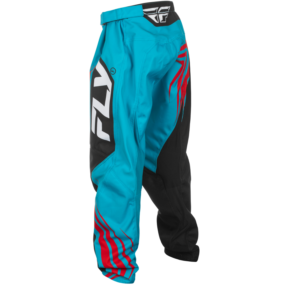 Youth F 16 Pants Cyan/Black/Red Sz 26