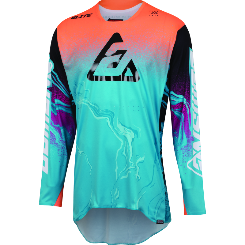 Answer 23 Elite Fusion Jersey Astana/Orange/Rhodamine Youth - Medium