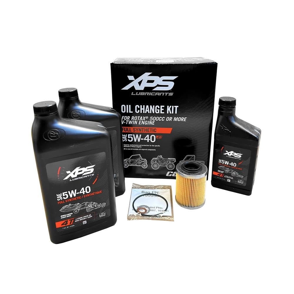 
                      
                        Can Am Maverick Commander Defender Trail 5W40 Full Syn Oil Change Kit 9779488
                      
                    