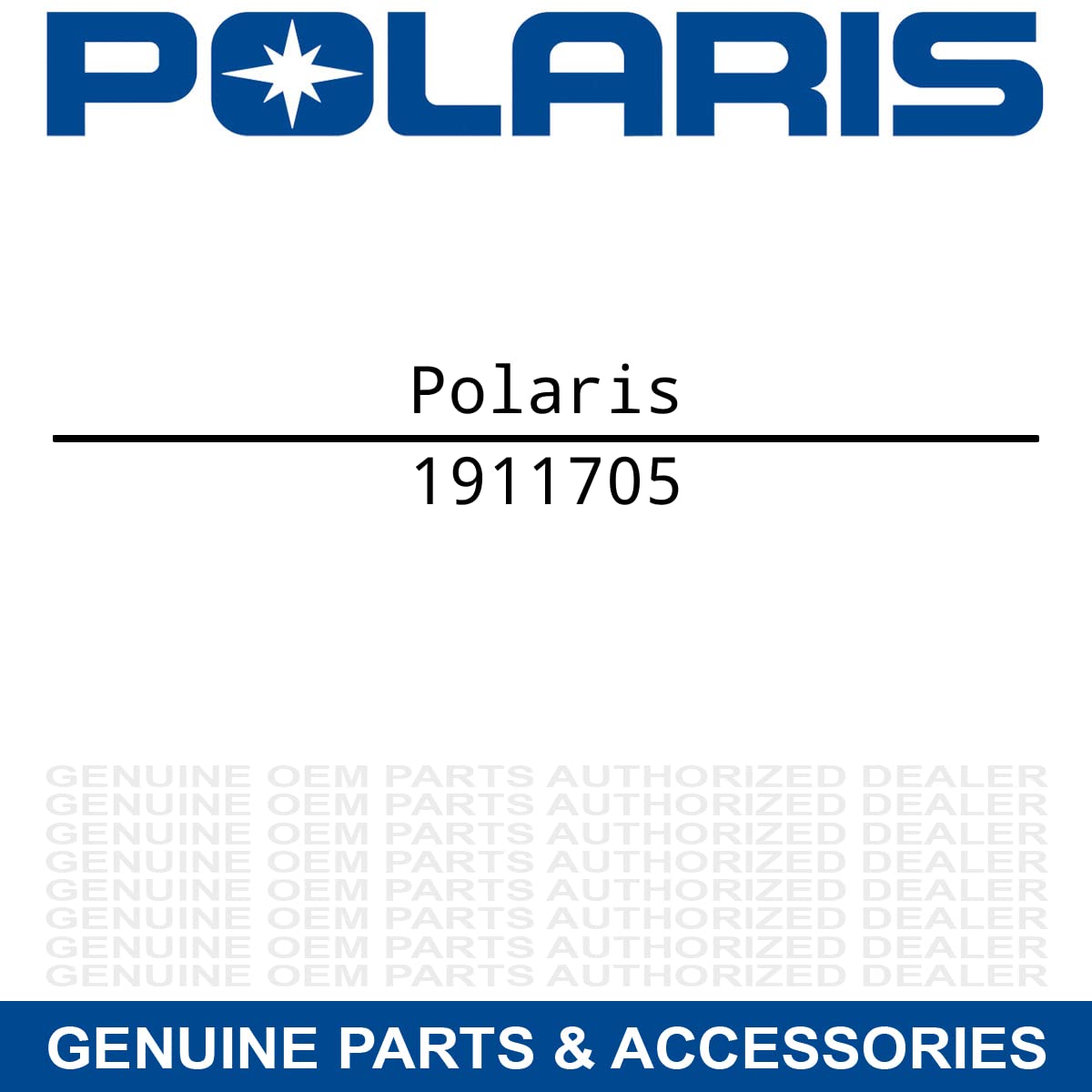 Polaris RZR Brake Line, Master to Rear, Genuine OEM Part 1911705, Qty 1
