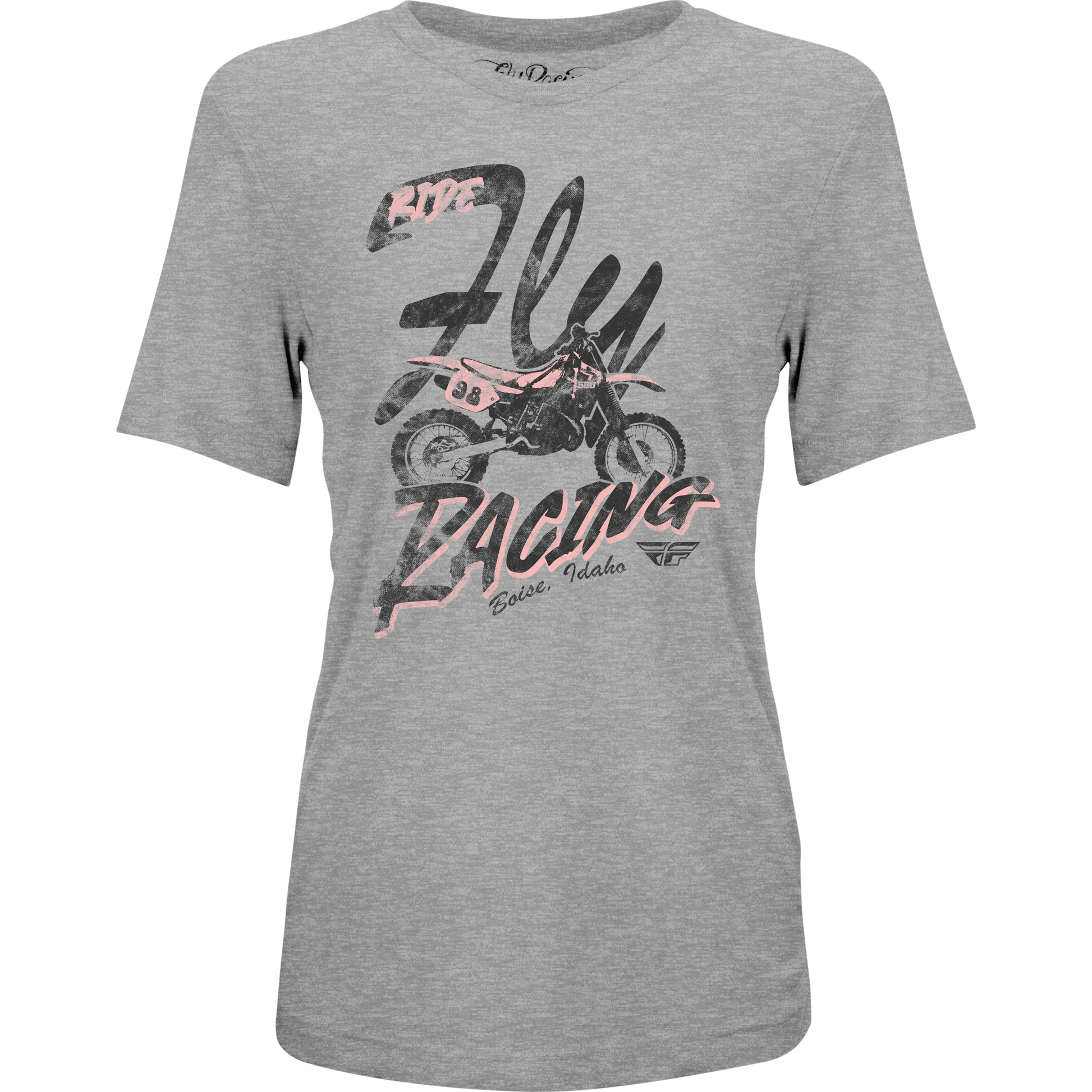 Fly Women's Vintage Tee Grey Lg