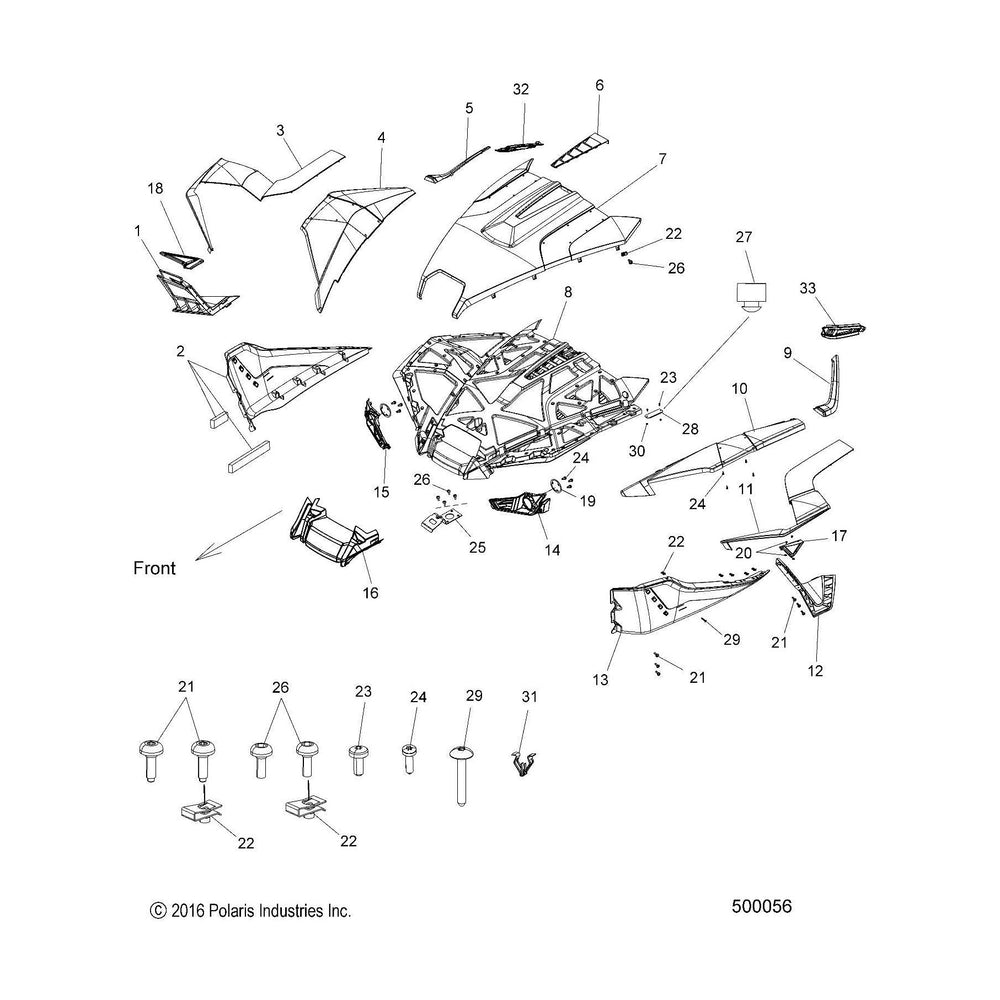 
                      
                        Polaris Slingshot TRIM, FENDER, RH, TURBO SILVER, 16.5 [AAPFAAJ/ABJ/ACJ][16.5 ONLY], Genuine OEM Part 5450050-402, Qty 1
                      
                    