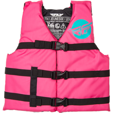 Youth Flotation Vest Neon Pink/Teal