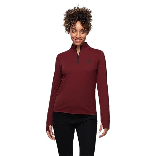 Indian Motorcycle Women's Sleeve Print Athlete Quarter Zip, Port - L - 283343006