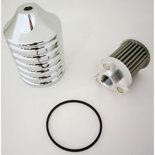 Billet Reusable Oil Filter Chrome
