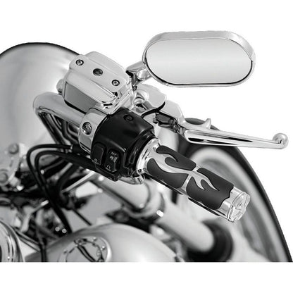 Kuryakyn ISO Flame Grips Metric Chrome