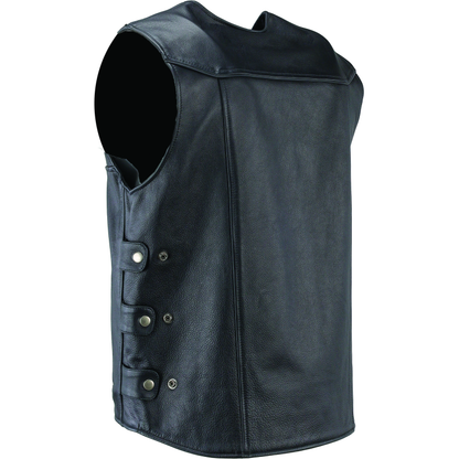 Kuryakyn Leather By River Road Plains Leather Vest Black - Small
