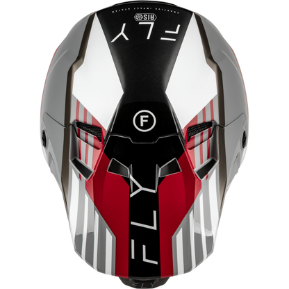 Youth Formula Cc Strike Helmet Grey/Red/Black/White Yl