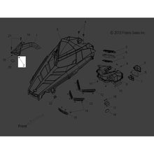 Polaris Snowmobile Push on Nut, Genuine OEM Part 7670135, Qty 1