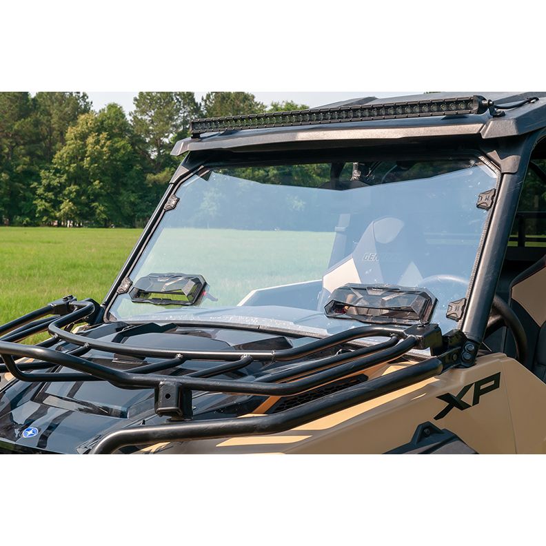 Seizmik Toolless Versa-Vent Windshield, Polycarbonate - Polaris General