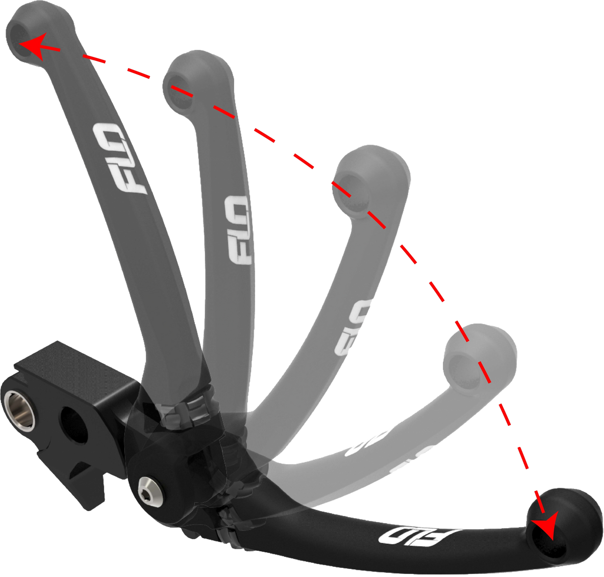 Mx Style Lever Set Black `23 24 Cvo