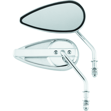 Bikers Choice 65-Up Chrome Teardrop Mirror Universal Custom Pr