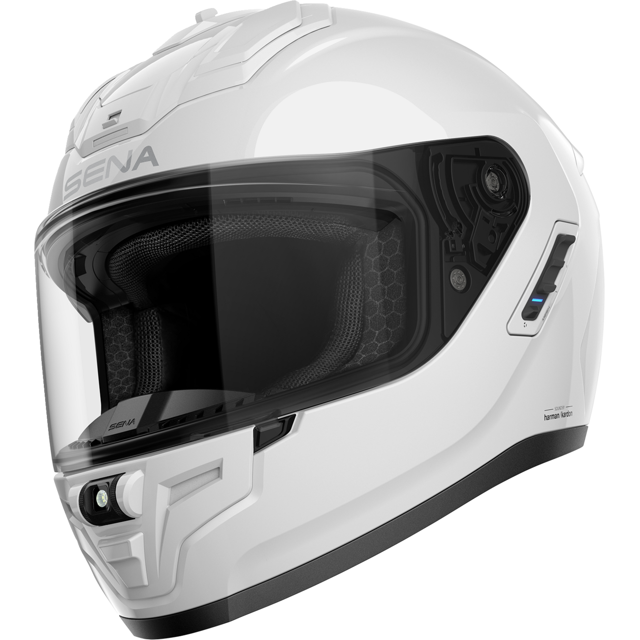 SENA Phantom Helmet - Gloss White - XL PHANTOM-GW0XL3