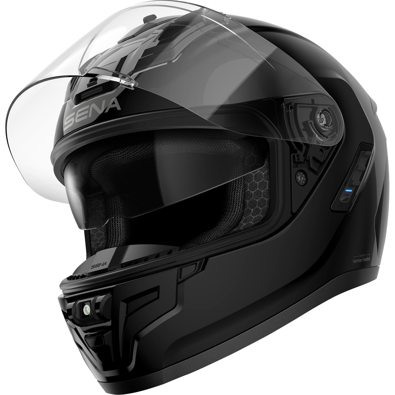 SENA Phantom Helmet - Gloss Black - 2XL PHANTOM-GBXXL3