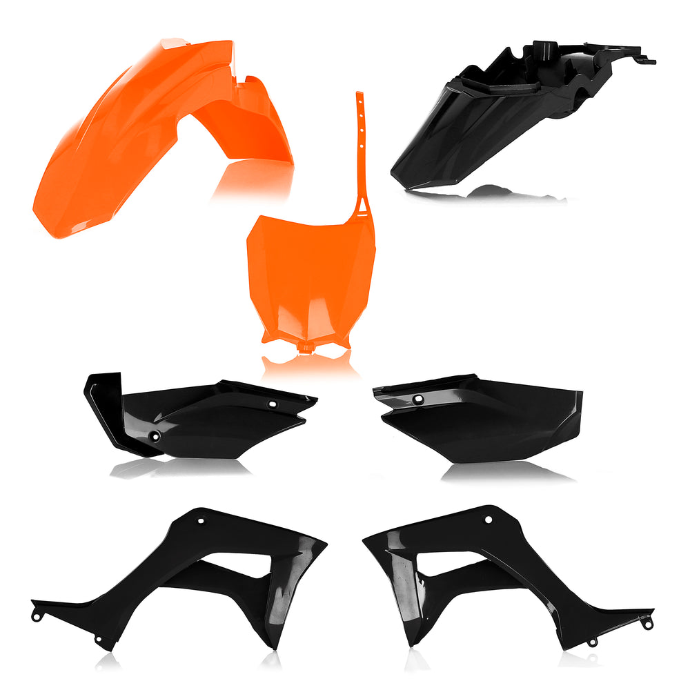 Full Plastic Kit Hon Orange/Black
