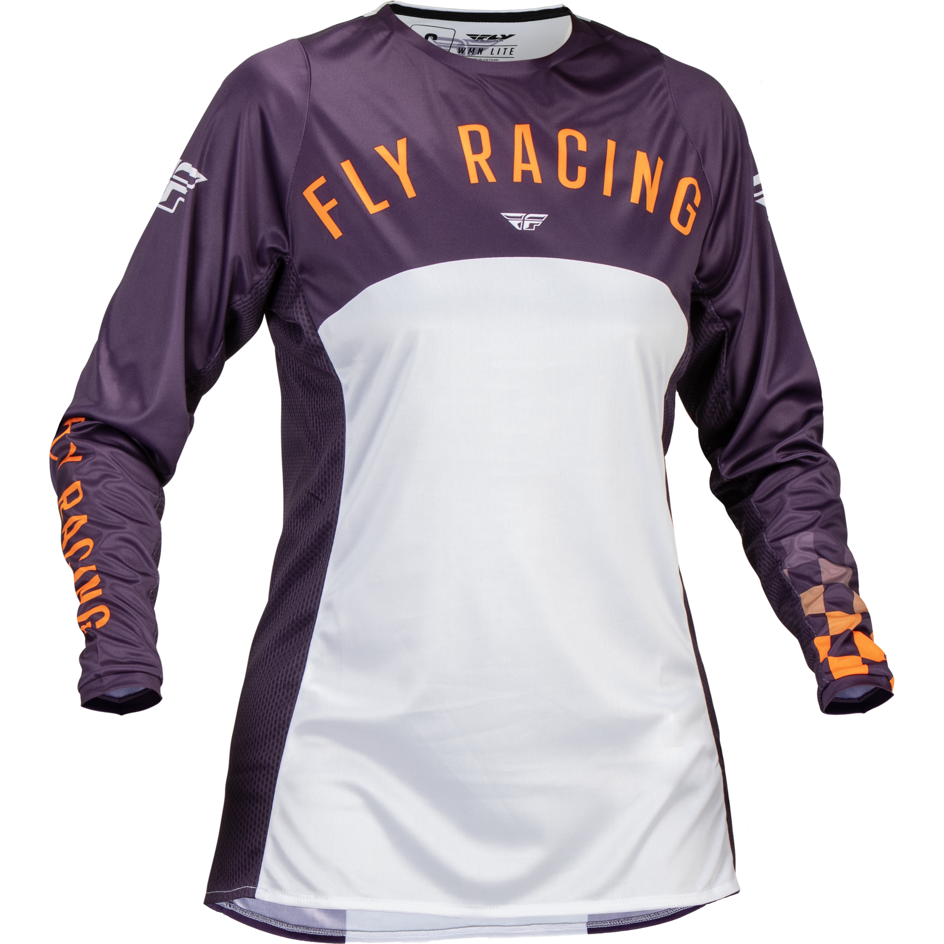 Women's Lite Jersey Deep Purple/Wht/Neon Coral Lg