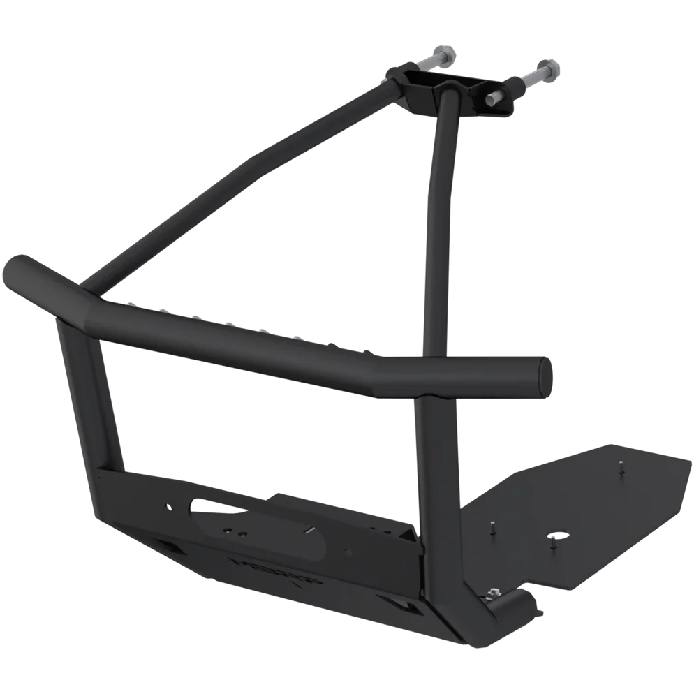 Front Race Bumper Steel Blk Can