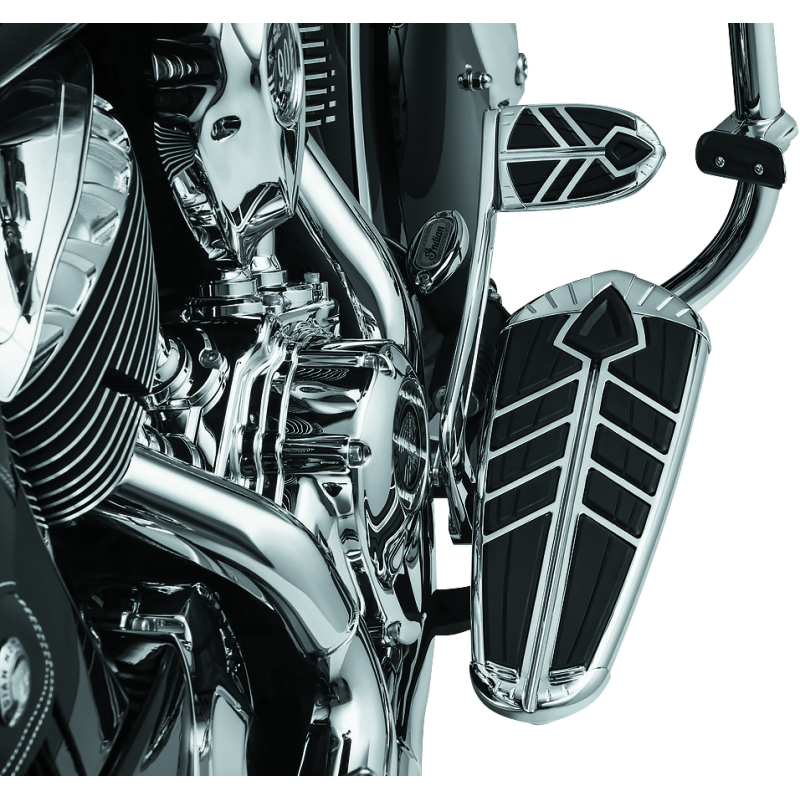 Kuryakyn Spear Driver Floorboard Inserts Indian Chrome
