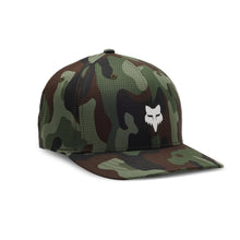 Fox Racing Men's Standard Fox Head TECH Flexfit, Green CAMO, Small