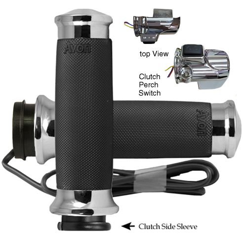 Custom Contour Fbw Heated Grips 15 Up Fltr Chrome