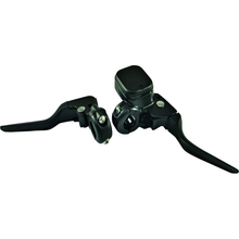 Bikers Choice Black 11/16 Bore Custom Handlebar Control Kit 1 Inch Bar Cable Clutch No Switches