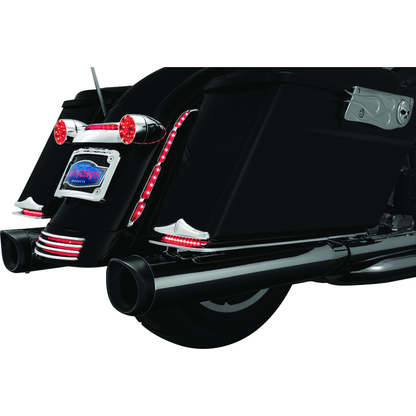 Kuryakyn L.E.D. Turn Signal Bar Filler Panel Red