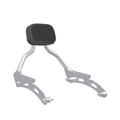 Indian Motorcycle Syndicate Low Profile Passenger Backrest Pad, Gray - 2890036-VBB