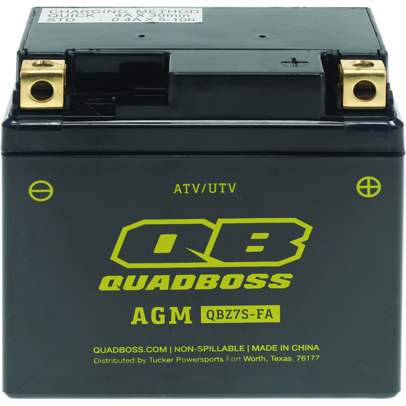 QuadBoss Maintenance-Free AGM Battery QBSZ7S-FA