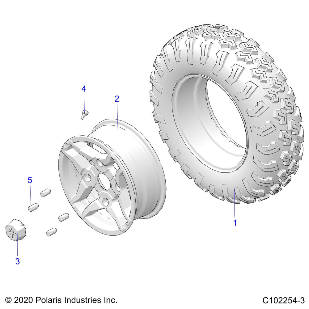 
                      
                        Polaris Front Economy E-Mark Tire, 26x8-14, Part 5414104
                      
                    