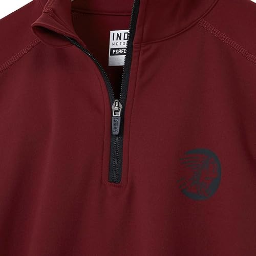 
                      
                        Indian Motorcycle Men's Sleeve Printed Athlete Quarter Zip, Port - S - 283341102
                      
                    
