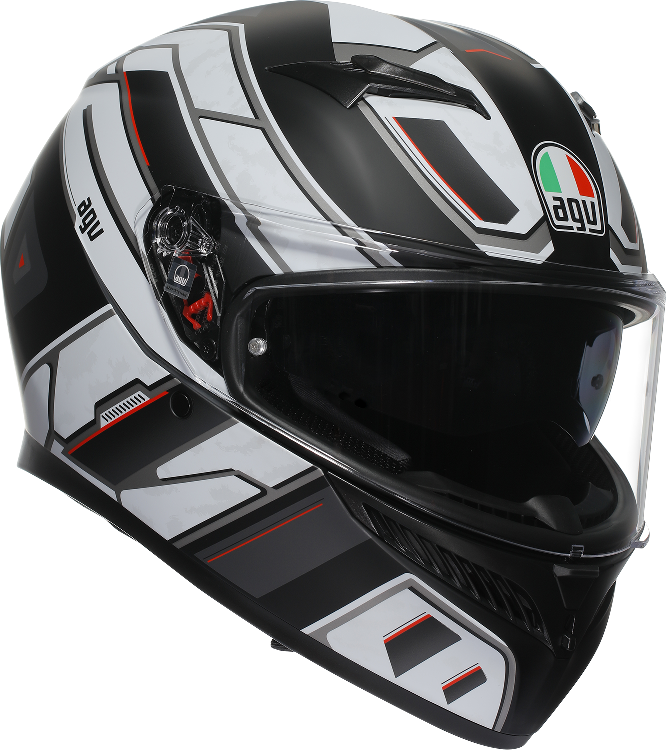 AGV K3 Helmet - Rivia - Matte Black/White - 2XL 2118381004-019-XXL