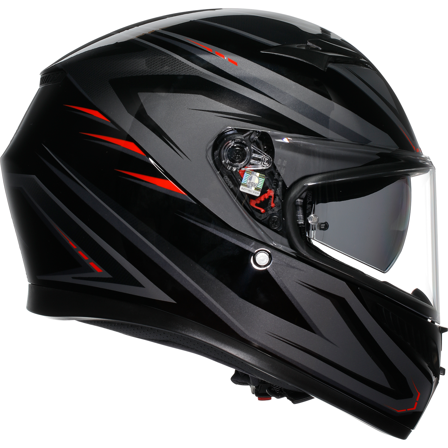 AGV K3 Helmet - Syth - Black/Red - Small 2118381004-021-S