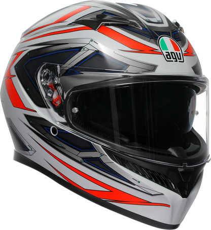 AGV K3 Helmet - Space - Matte White/Red Fluo - Small 2118381004-020-S