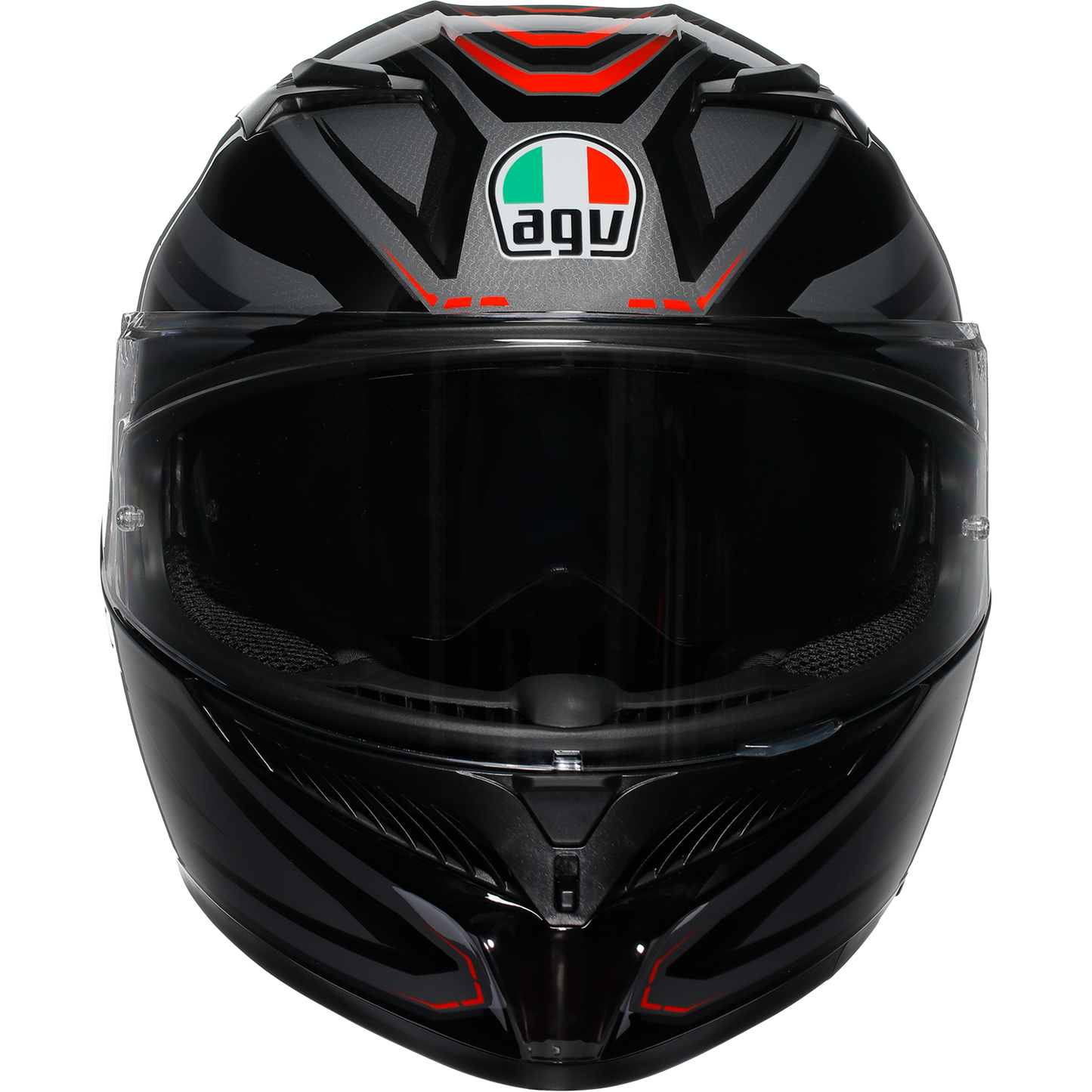 AGV K3 Helmet - Syth - Black/Red - Small 2118381004-021-S