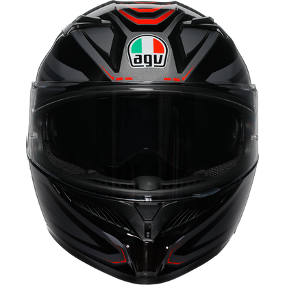 AGV K3 Helmet - Syth - Black/Red - Small 2118381004-021-S