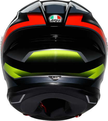 AGV K6 S Helmet - Erazer - Black/Red/Yellow Fluo - Large 2118395002-026-L
